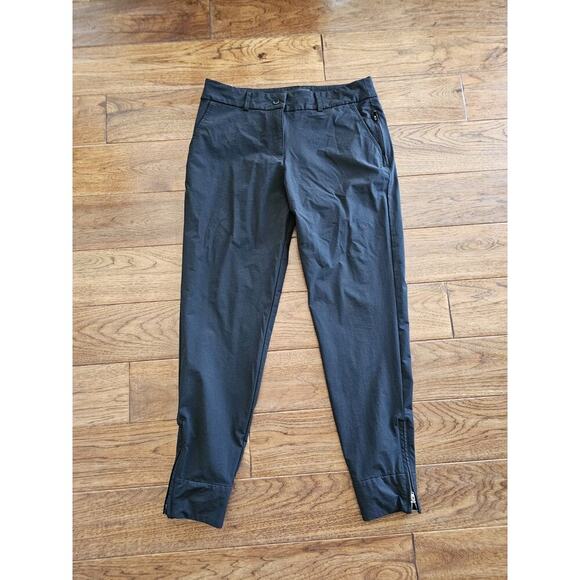 Abendroth Women's Black Golf Pants Size 10 Stretch Performance Pockets - Picture 1 of 9